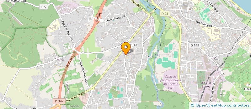 localisation de l'entreprise CLUB AMITIES D AUTOMNE  SAUMUR