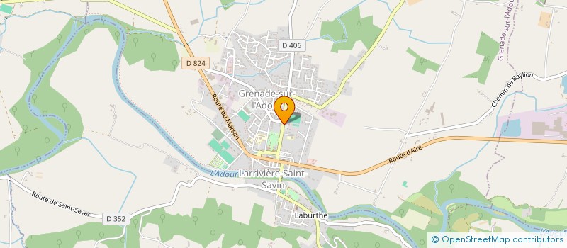 localisation de l'entreprise CLUB AMITIES D'AUTOMNE à GRENADE-SUR-L'ADOUR