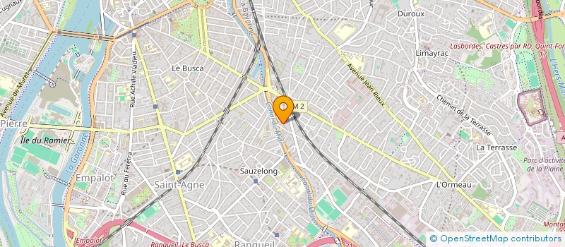 localisation de l'entreprise CLUB AMITIES LOISIRS AINES PONT DEMOISEL  TOULOUSE