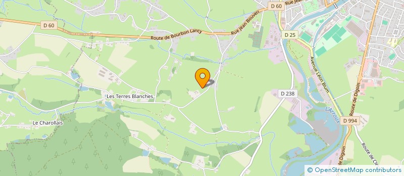 localisation de l'entreprise CLUB AMITIES LOISIRS GUEUGNONNAIS  GUEUGNON