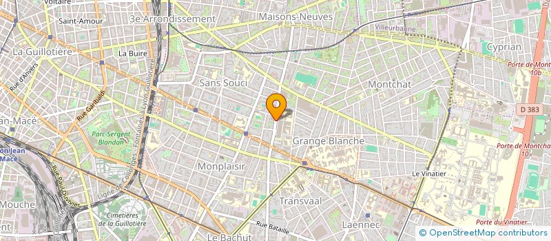 localisation de l'entreprise CLUB AMITIES RADICALES REPUBLI  LYON