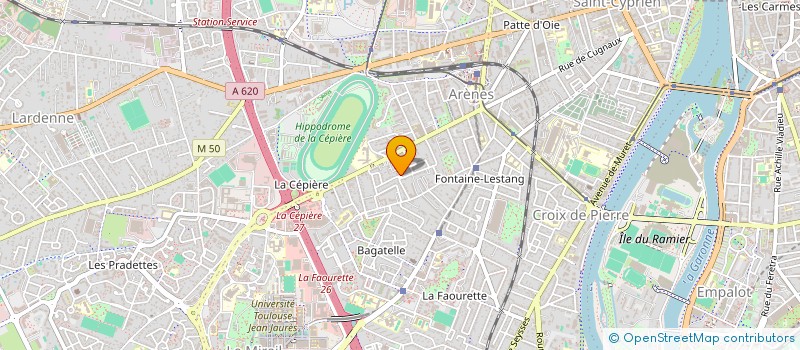 localisation de l'entreprise CLUB ANIMALIER PROFESSIONNEL  TOULOUSE