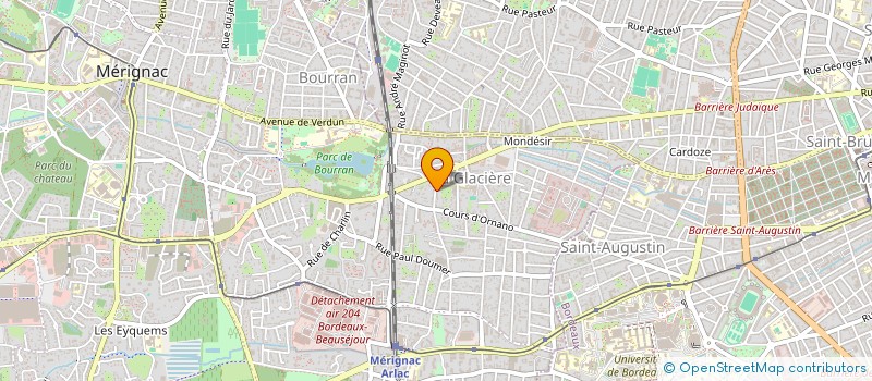 localisation de l'entreprise CLUB ANIMATION LOISIRS à MERIGNAC