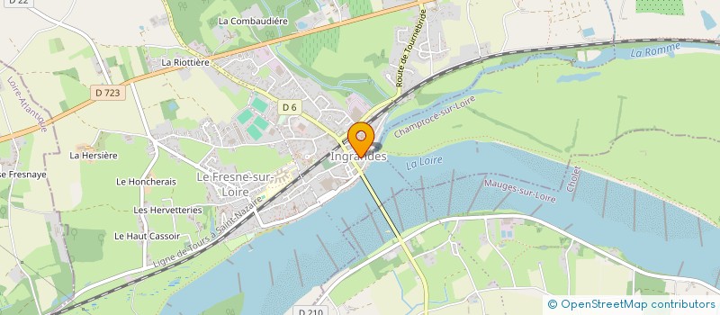 localisation de l'entreprise CLUB ANJOU BRETAGNE INGRANDES- LE FRESNE à INGRANDES-LE-FRESNE-SUR-LOIRE