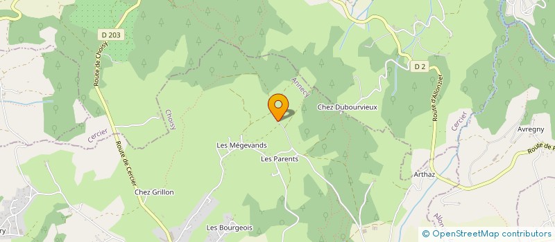 localisation de l'entreprise CLUB ANNECIEN DU CHIEN DE TRAVAIL  CHOISY