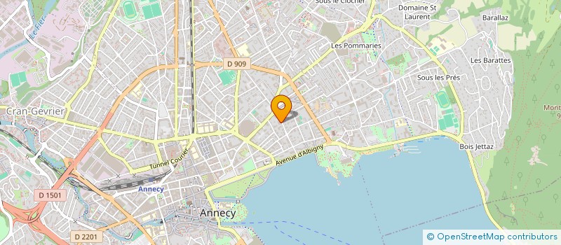 localisation de l'entreprise CLUB ANNECY SCRABBLE à ANNECY