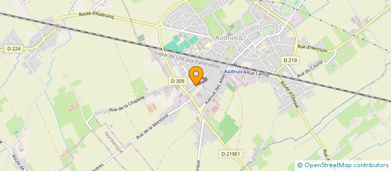 localisation de l'entreprise CLUB ANSERIEN DE RECONSTITUTION HISTORIQUE DE VEHICULES MILITAIRES  AUDRUICQ