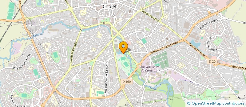 localisation de l'entreprise CLUB AQUATIQUE CHOLETAIS à CHOLET