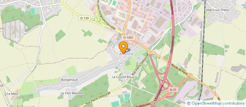 localisation de l'entreprise CLUB ARC EN CIEL  SAINT-MARTIN-LE-NUD