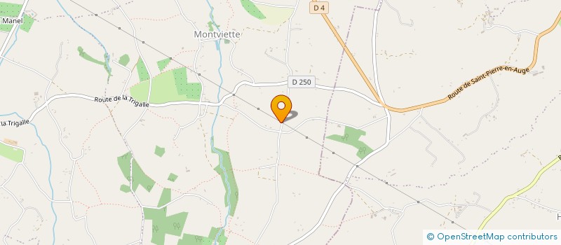 localisation de l'entreprise CLUB ARC EN CIEL  MEZIDON VALLEE D'AUGE