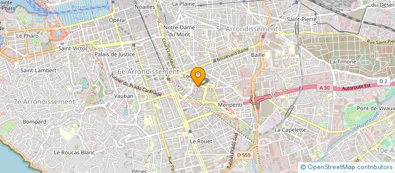localisation de l'entreprise CLUB ARCIMBOLDO  MARSEILLE