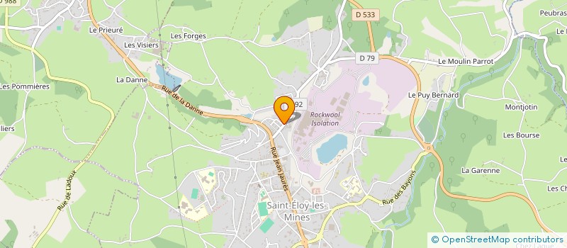 localisation de l'entreprise CLUB ART ET DANCE MAJORTWIRL  SAINT-ELOY-LES-MINES