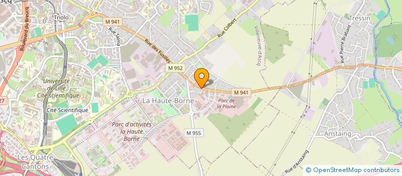 localisation de l'entreprise CLUB'ART HAUTS DE FRANCE  VILLENEUVE-D'ASCQ