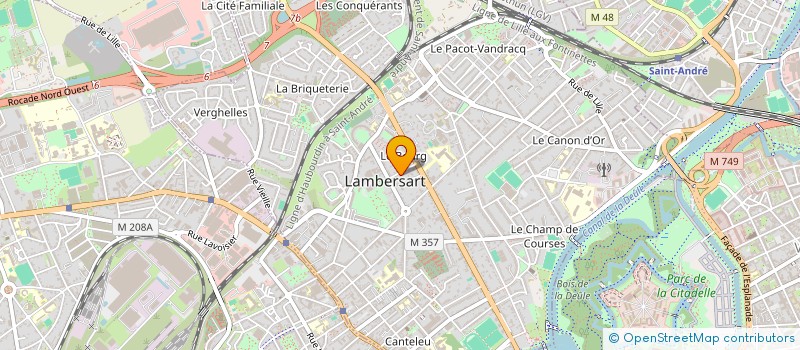 localisation de l'entreprise CLUB ARTEMAX à LAMBERSART