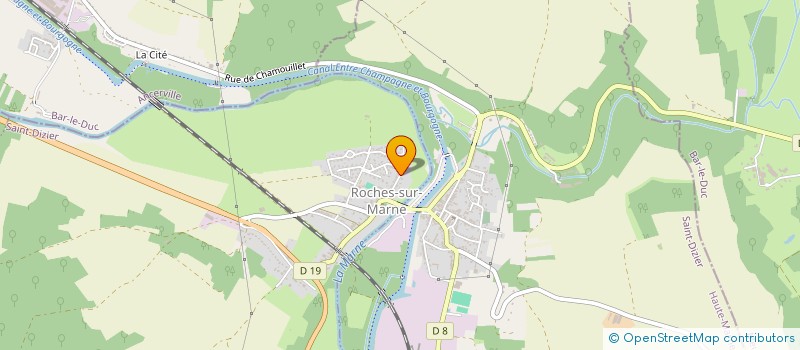 localisation de l'entreprise CLUB ARTISANAL DE ROCHES SUR MARNE CHAMOUILLEY à ROCHES-SUR-MARNE