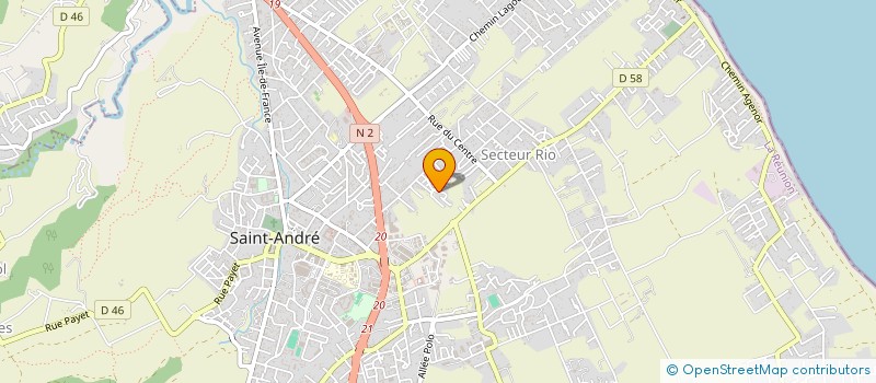 localisation de l'entreprise CLUB ARTISTIQUE DE L'EST à SAINT-ANDRE
