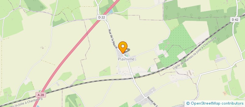 localisation de l'entreprise CLUB AS DE COEUR DES ANCIENS DE PLAINVILLE  PLAINVILLE