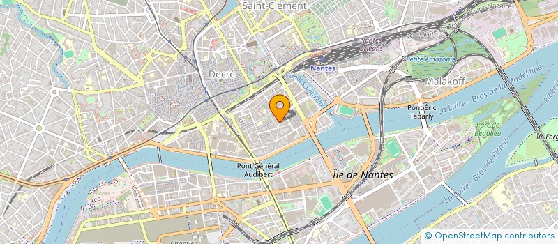 localisation de l'entreprise CLUB ASSOCIATIF à NANTES