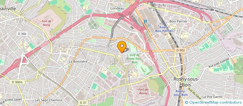 localisation de l'entreprise CLUB ATELIERS ET LOISIRS à ROSNY-SOUS-BOIS