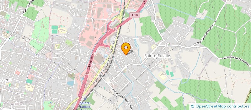 localisation de l'entreprise CLUB ATHLETIC CARBON BLANAIS  CARBON-BLANC