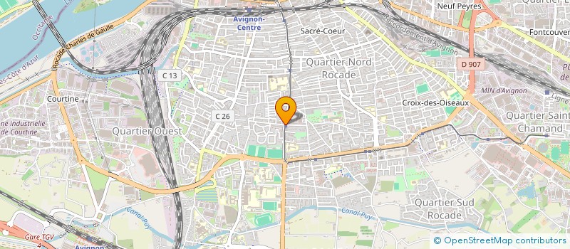 localisation de l'entreprise CLUB ATHLETIC SPORTIF AVIGNONNAIS à AVIGNON