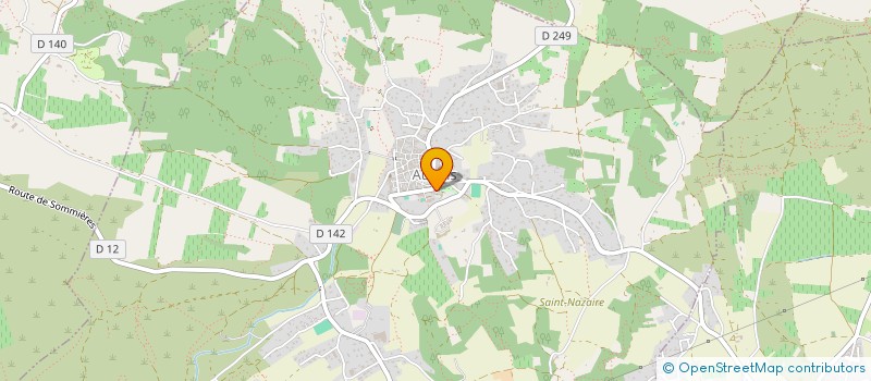 localisation de l'entreprise CLUB ATHLETIQUE AUBAISIEN  AUBAIS