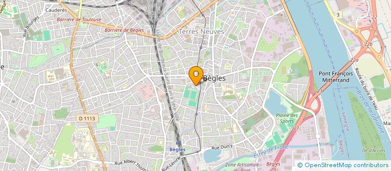 localisation de l'entreprise CLUB ATHLETIQUE BORDEAUX BEGLES GIRONDE à BEGLES