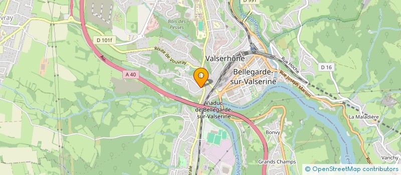 localisation de l'entreprise CLUB ATHLETIQUE DU BASSIN BELLEGARDIEN à VALSERHONE