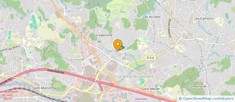 localisation de l'entreprise CLUB ATHLETIQUE MLLE PHENIX VALENTINOIS à MARSEILLE 11EME