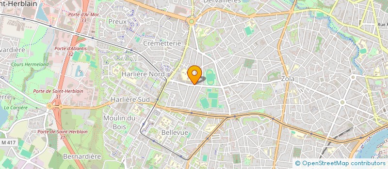 localisation de l'entreprise CLUB ATHLETIQUE NANTAIS à NANTES