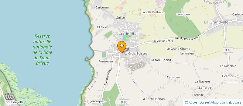 localisation de l'entreprise CLUB ATLHET PRESQU ILE HILLION à HILLION