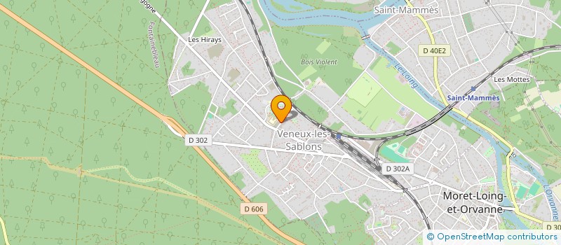 localisation de l'entreprise CLUB AU FIL DU TEMPS  MORET-LOING-ET-ORVANNE