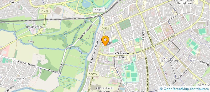 localisation de l'entreprise CLUB AU RENDEZ VOUS DE L AMITIE à CAEN