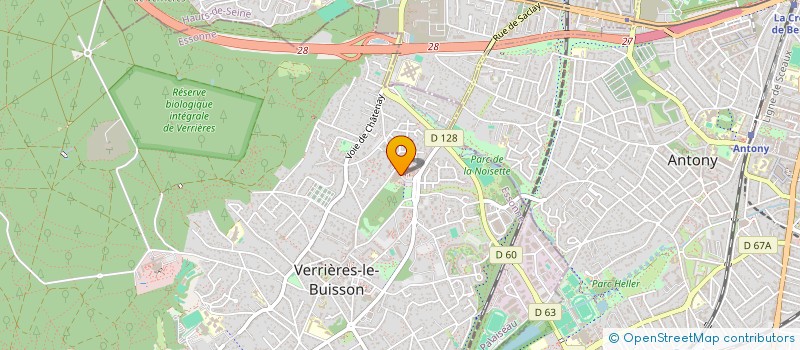 localisation de l'entreprise CLUB AUDIOVISUEL DE VERRIERES-LE-BUISSON à VERRIERES-LE-BUISSON