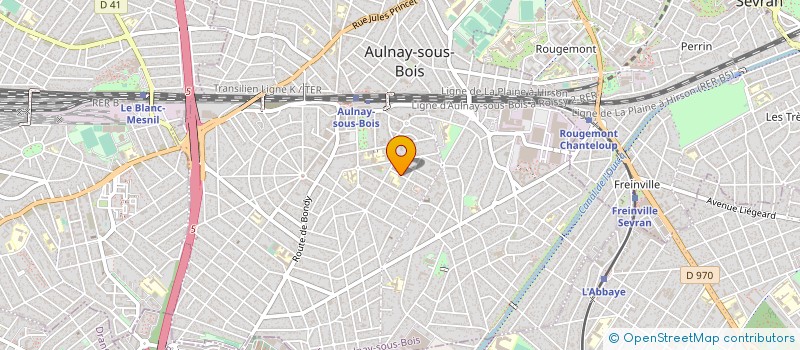 localisation de l'entreprise CLUB AULAYSIEN DE KRAMAGA ET SPORT DE COMBAT à AULNAY-SOUS-BOIS