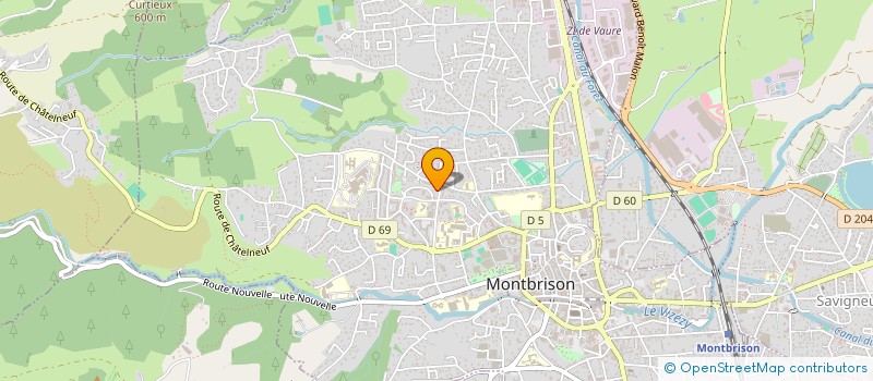 localisation de l'entreprise CLUB AUTO RETRO DES MONTS DU SOIR  MONTBRISON