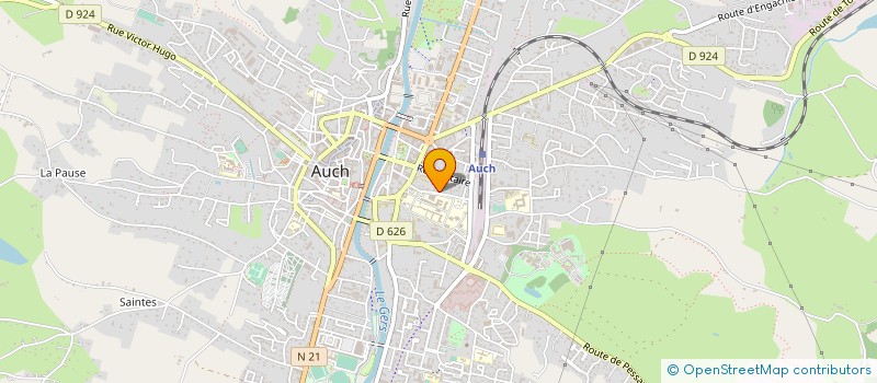 localisation de l'entreprise CLUB AUTOMNE à AUCH