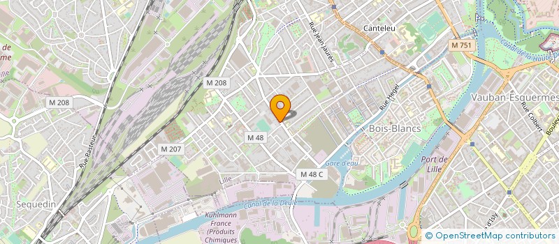 localisation de l'entreprise CLUB AVICOLE DE LOMME  LILLE