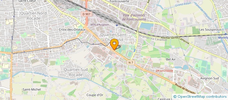 localisation de l'entreprise CLUB AVIGNON SPORT LOISIR à AVIGNON