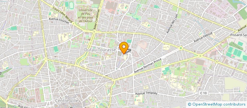 localisation de l'entreprise CLUB B-G-A à PAU