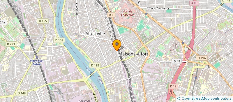 localisation de l'entreprise CLUB BARBER  ALFORTVILLE