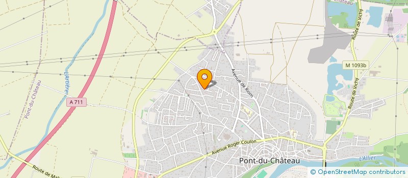 localisation de l'entreprise CLUB BAT 63 à PONT-DU-CHATEAU