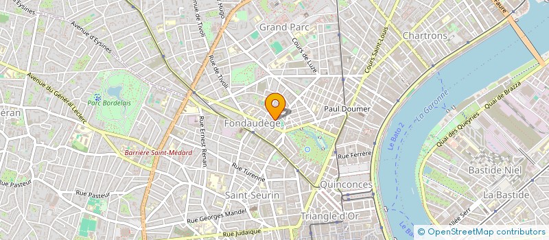 localisation de l'entreprise CLUB BAUHAUS FRANCE  BORDEAUX