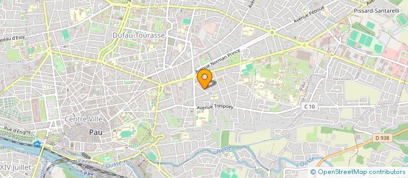 localisation de l'entreprise CLUB BEARN ACHATS à PAU