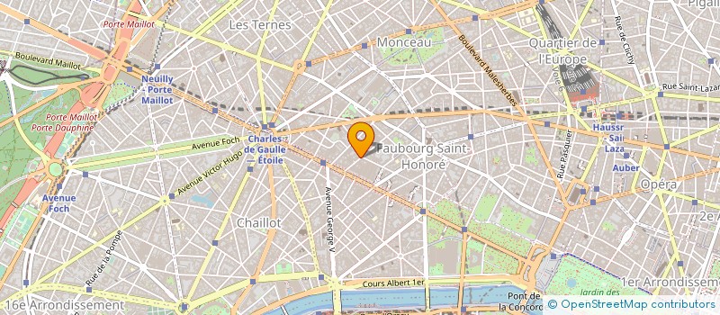 localisation de l'entreprise CLUB BERRI à PARIS