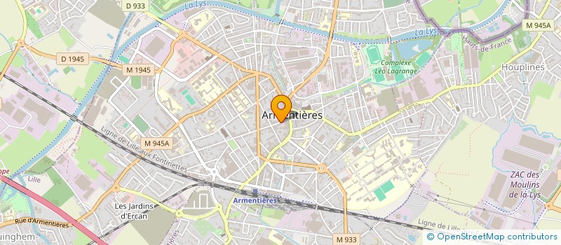 localisation de l'entreprise CLUB BLACK ROCK à ARMENTIERES