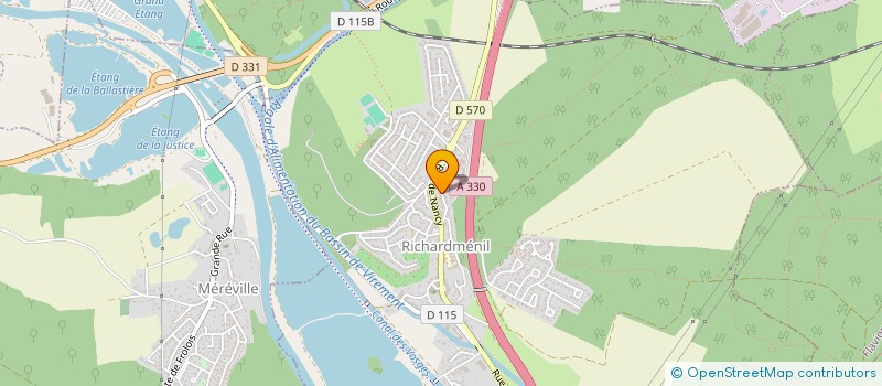 localisation de l'entreprise CLUB BMW GRAND-EST  RICHARDMENIL