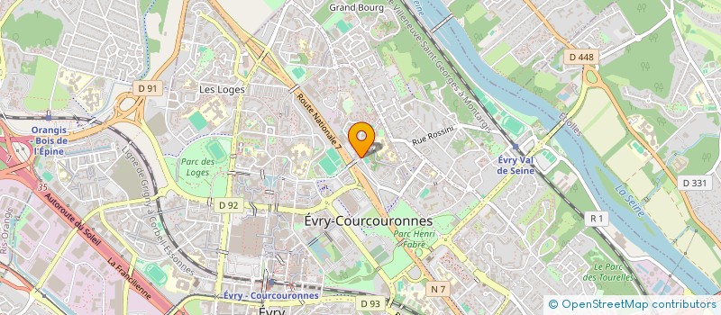 localisation de l'entreprise CLUB BONDEKO à EVRY-COURCOURONNES