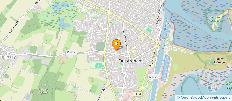 localisation de l'entreprise CLUB BOULES ET LOISIRS  OUISTREHAM