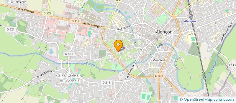 localisation de l'entreprise CLUB BOULISTE ALENCONNAIS à ALENCON